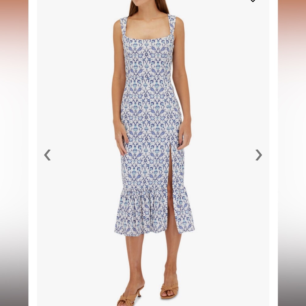 SACHIN + BABI
Laura Blue Vine Print Dress